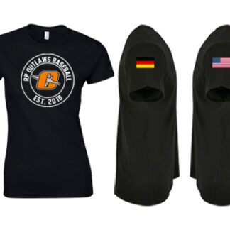 1DAMEN  T-SHIRT KREIS WITH FLAG