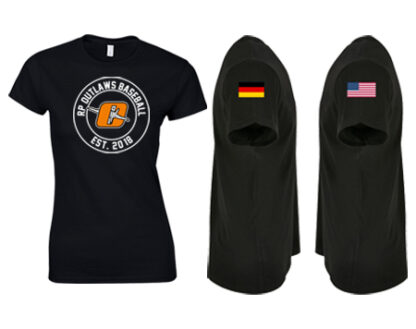 1DAMEN  T-SHIRT KREIS WITH FLAG