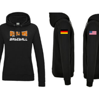 1 Damen HOODIE  JH 001F LOGO WITH FLAG