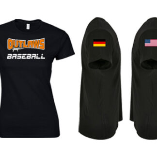 2DAMEN  T-SHIRT LOGO WITH FLAG